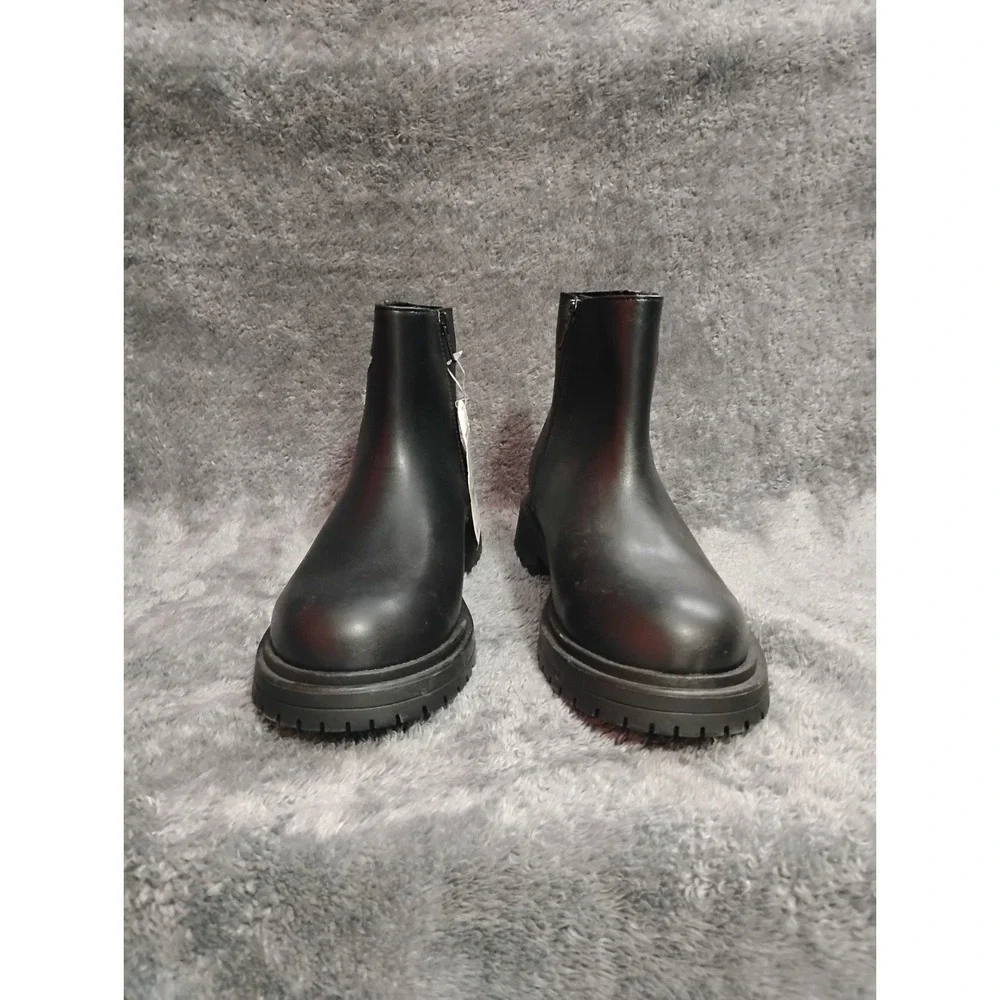 Wonder Nation Toddler And Girls Glitter Star Chelsea Boots Size 6